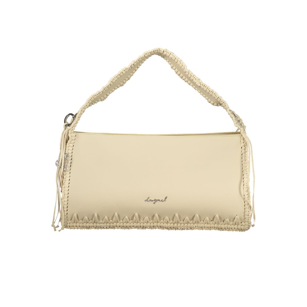Desigual Beige Polyurethane Women Handbag
