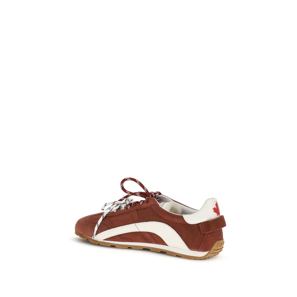 Dsquared Multicolor Calf Leather Bos Taurus Low Top Sneakers