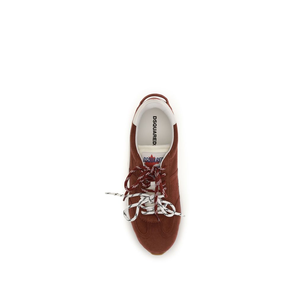 Dsquared Multicolor Calf Leather Bos Taurus Low Top Sneakers