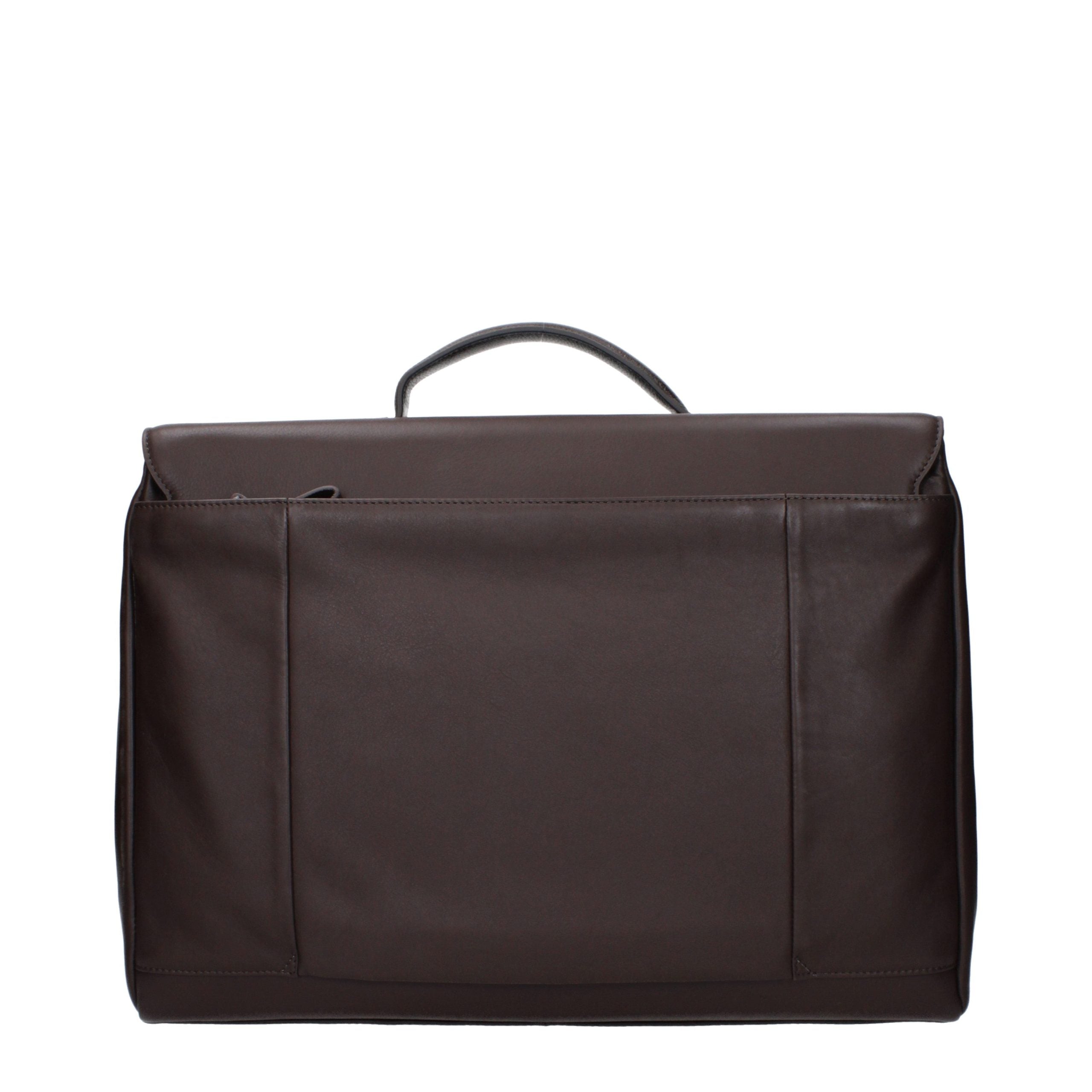 Piquadro Borsa da Lavoro/Messenger in Pelle Marrone OUTCA4254S94TM