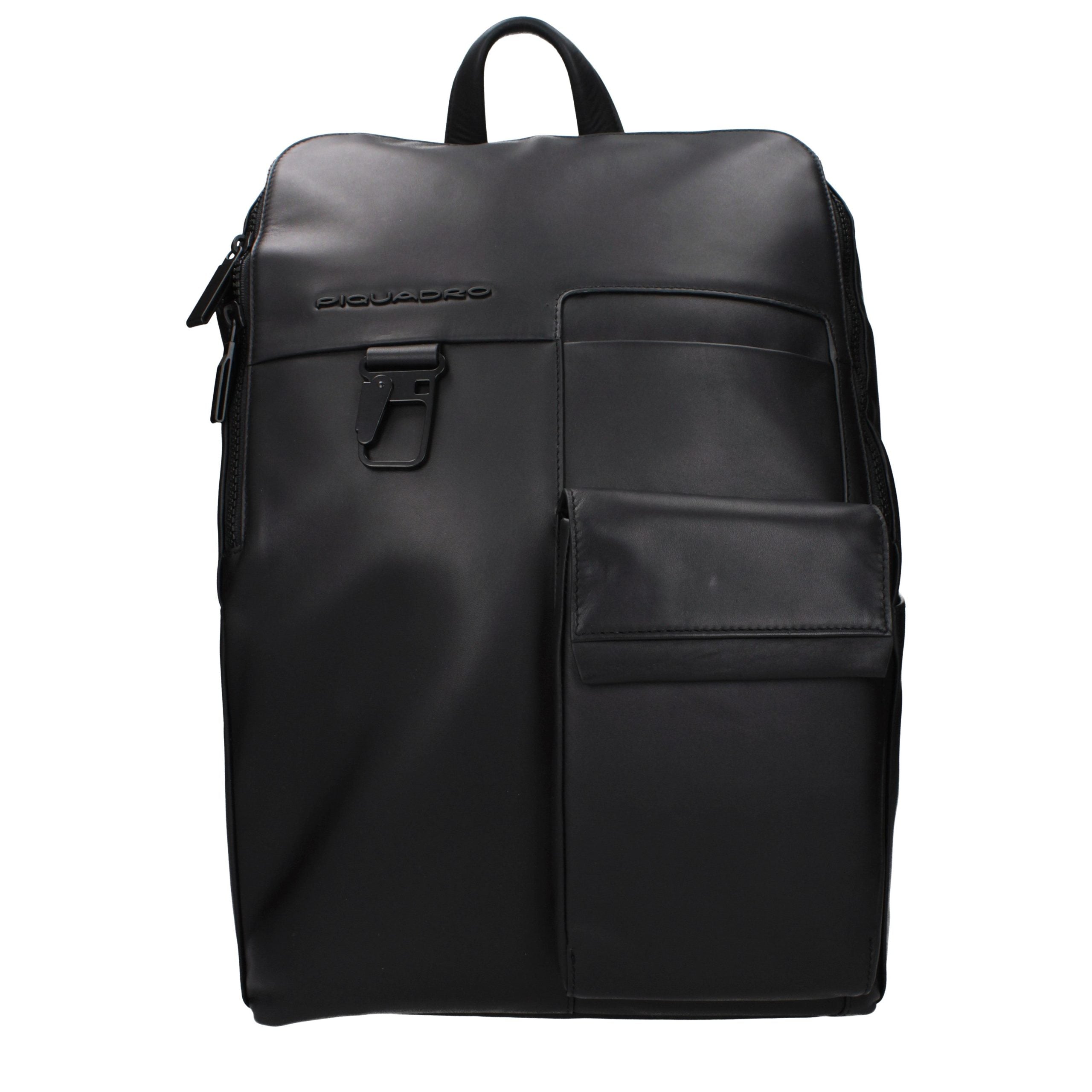 Piquadro Zaino Porta PC in Pelle Nera CA5988S123N (Connequ)