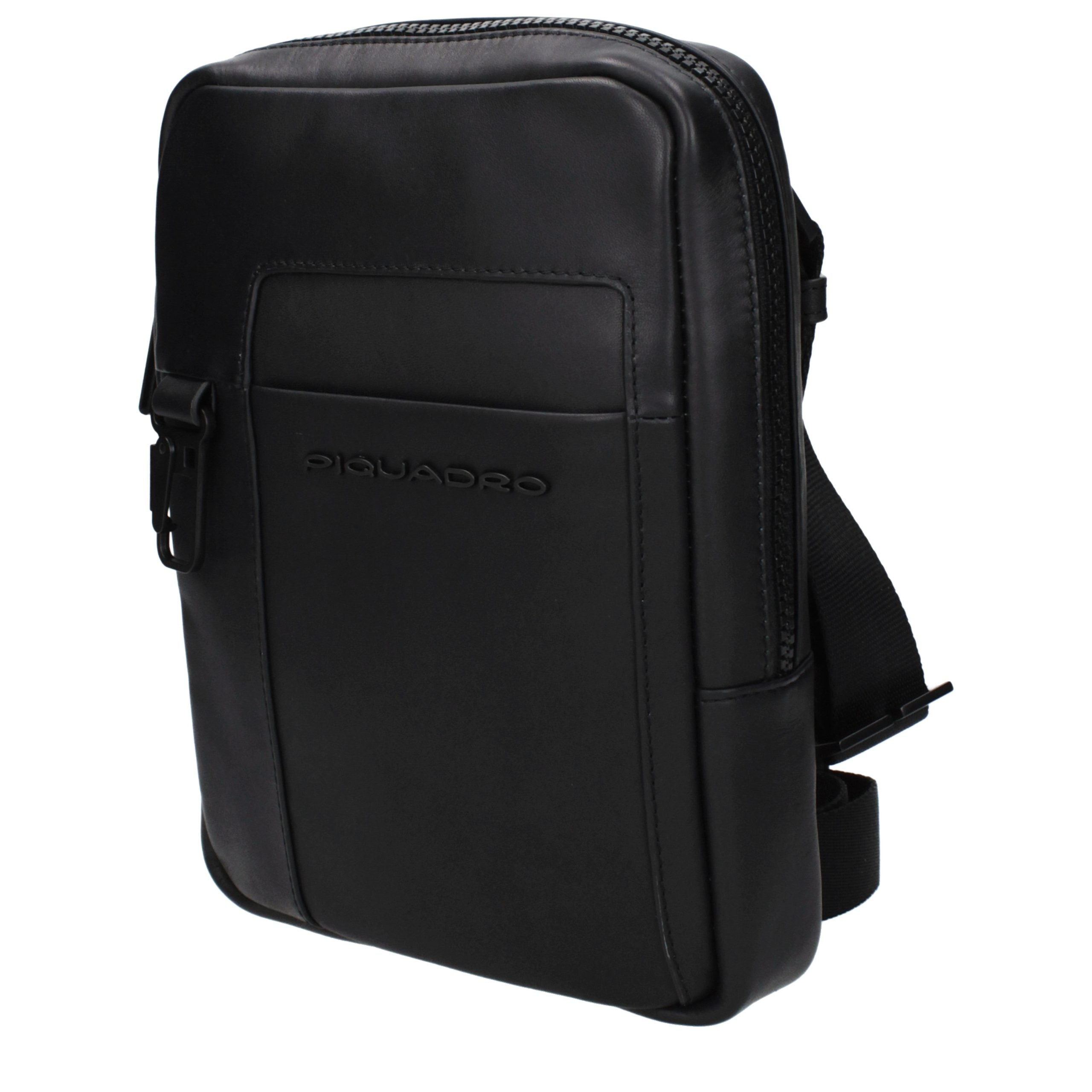 Piquadro Borsa a Tracolla in Pelle Nera CA3084S123N