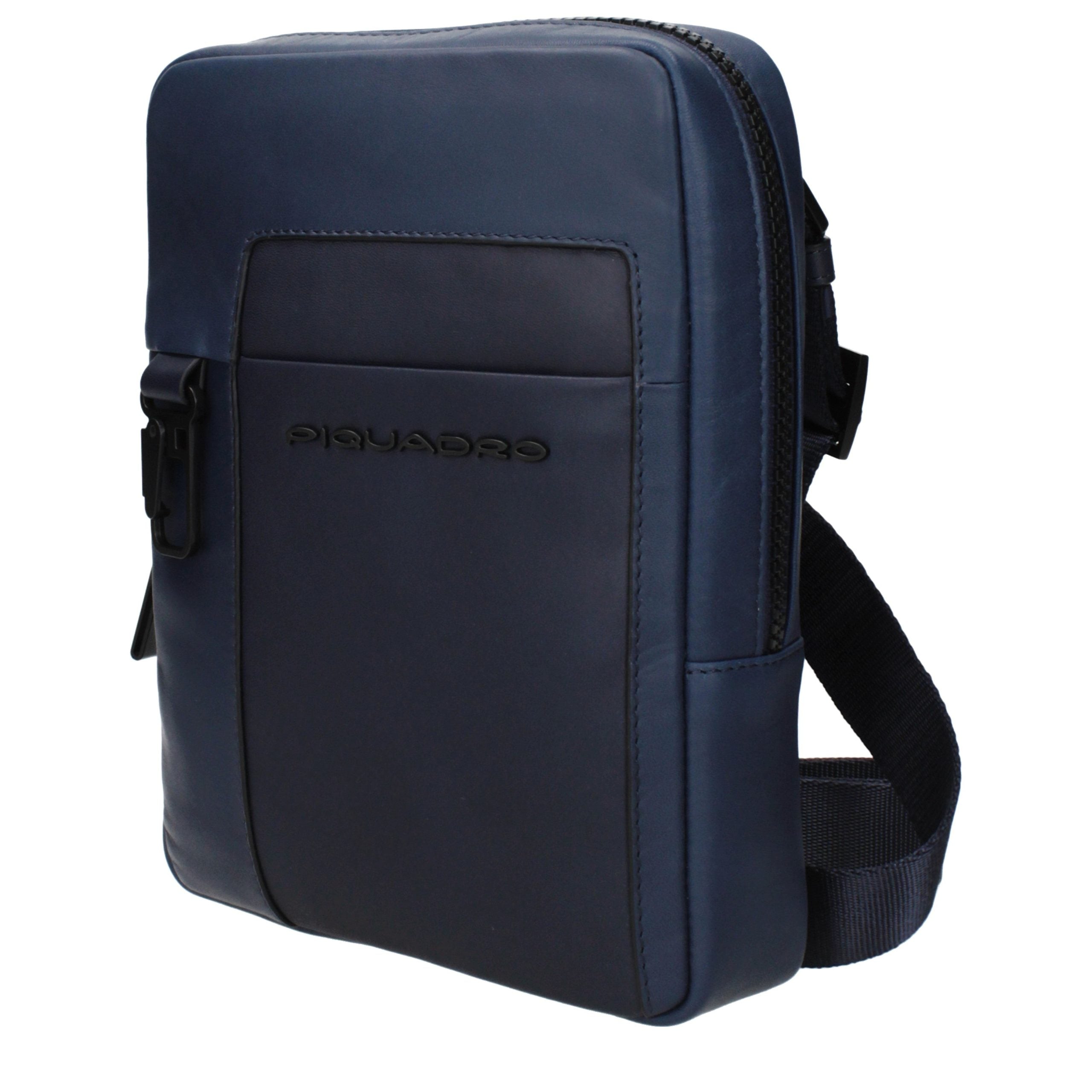 Piquadro Borsa a Tracolla in Pelle Blu CA3084S123BLU
