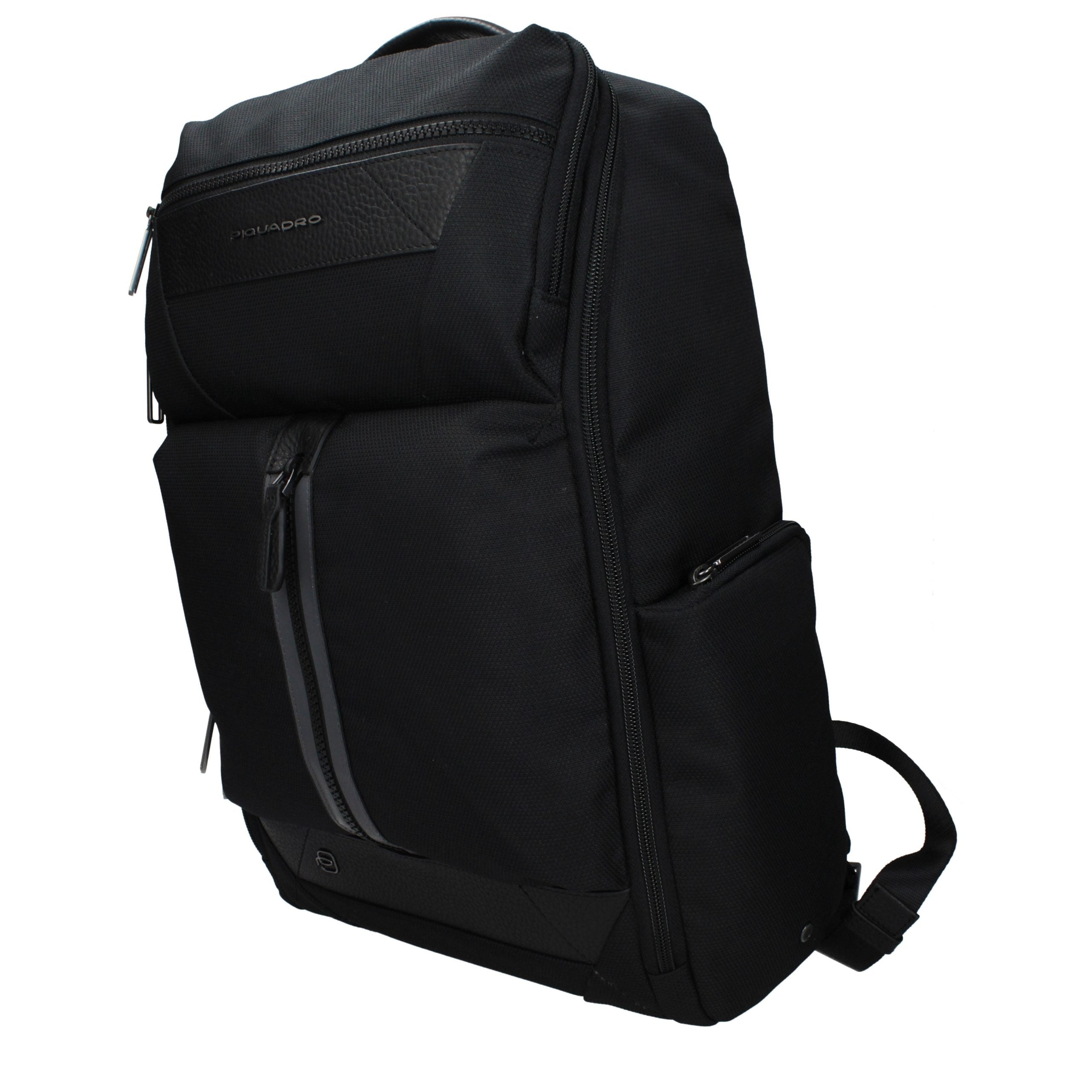 Piquadro Zaino Porta PC in Tessuto Nero CA5524W109N (2)