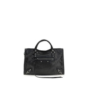 Balenciaga Black Lamb Ovis Aries Aries Shoulder Bag
