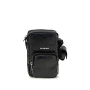Balenciaga Black Lamb Ovis Aries Aries Shoulder Bag
