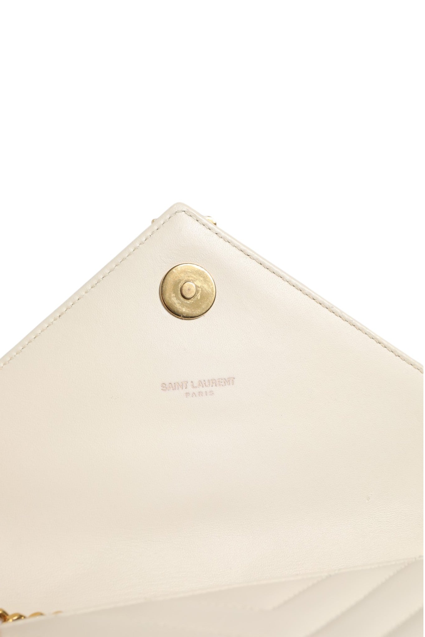 Saint Laurent Envelope Triquilt Medium YSL Shoulder Bag