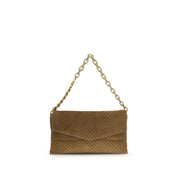 Borsa Gucci 857362AAF0P2118 Incrocio GG Tondo in Pelle Scamosciata