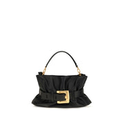 Balmain Black Calf Leather Bos Taurus Shoulder Bag