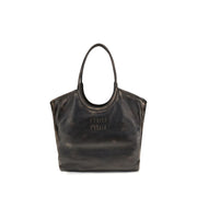 Miu Miu Brown Calf Leather Bos Taurus Shoulder Bag