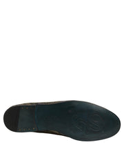 Dolce & Gabbana Multicolor Floral Jacquard Men Loafers Shoes