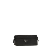 Prada Black Recycled Polyamide Clutch Bag