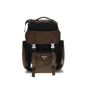 Prada Brown Recycled Polyamide Backpack