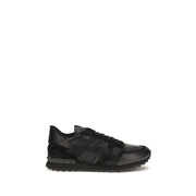 Valentino Garavani Black Polyester Athletic Sneakers