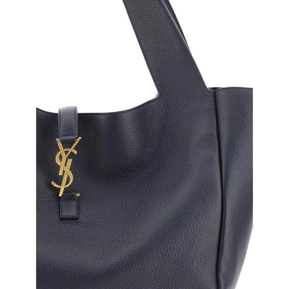 Saint Laurent Borsa Le 5 à 7 Bea Hobo Nera in Pelle di Daino