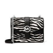 Michael Kors Black Leather Shoulder Bag