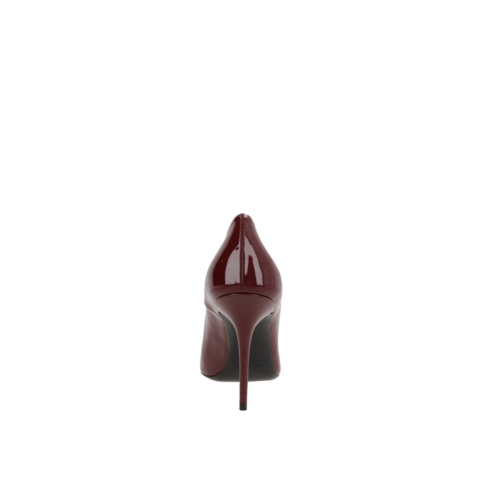 Saint Laurent Multicolor Calfskin Platform Pumps