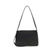 Tory Burch Black Calf Leather Bos Taurus Shoulder Bag