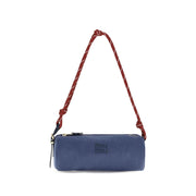 Miu Miu Blue Cotton Shoulder Bag