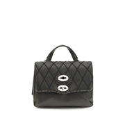 Zanellato Black Calf Leather Bos Taurus Handbag