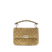 Valentino Garavani Beige Calf Leather Bos Taurus Handbag