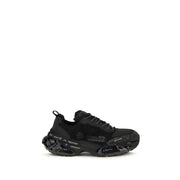Dsquared² Black Polyester Athletic Sneakers