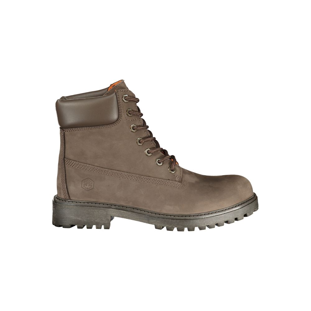 Stivaletti Lumberjack in poliestere marrone