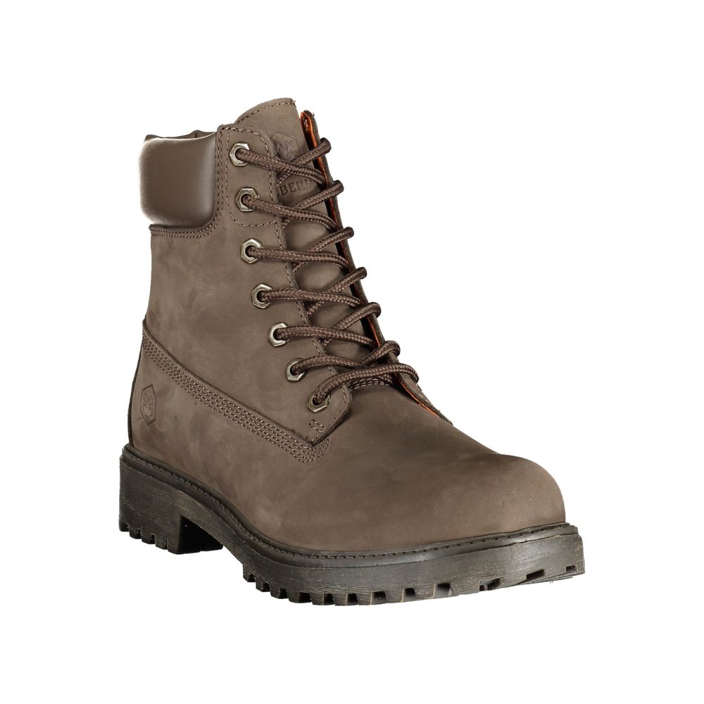 Stivaletti Lumberjack in poliestere marrone