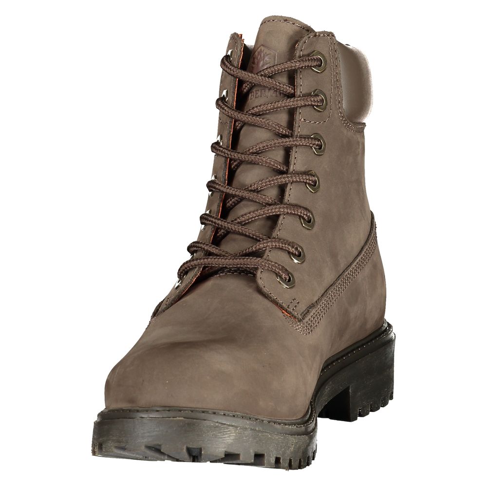 Stivaletti Lumberjack in poliestere marrone