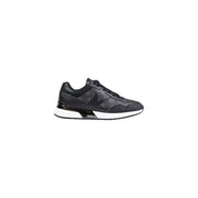 Guess Gray Leather Athletic Sneakers