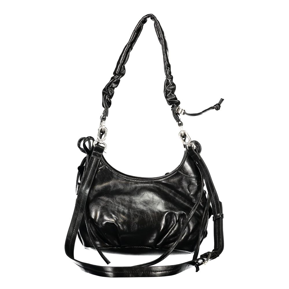 Desigual Black Polyurethane Women's Bag with Adjustable Strap
