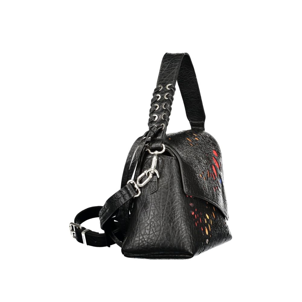 Borsa da donna Desigual in poliuretano nera