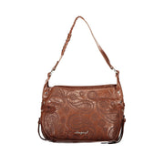 Borsa da donna Desigual in poliuretano marrone