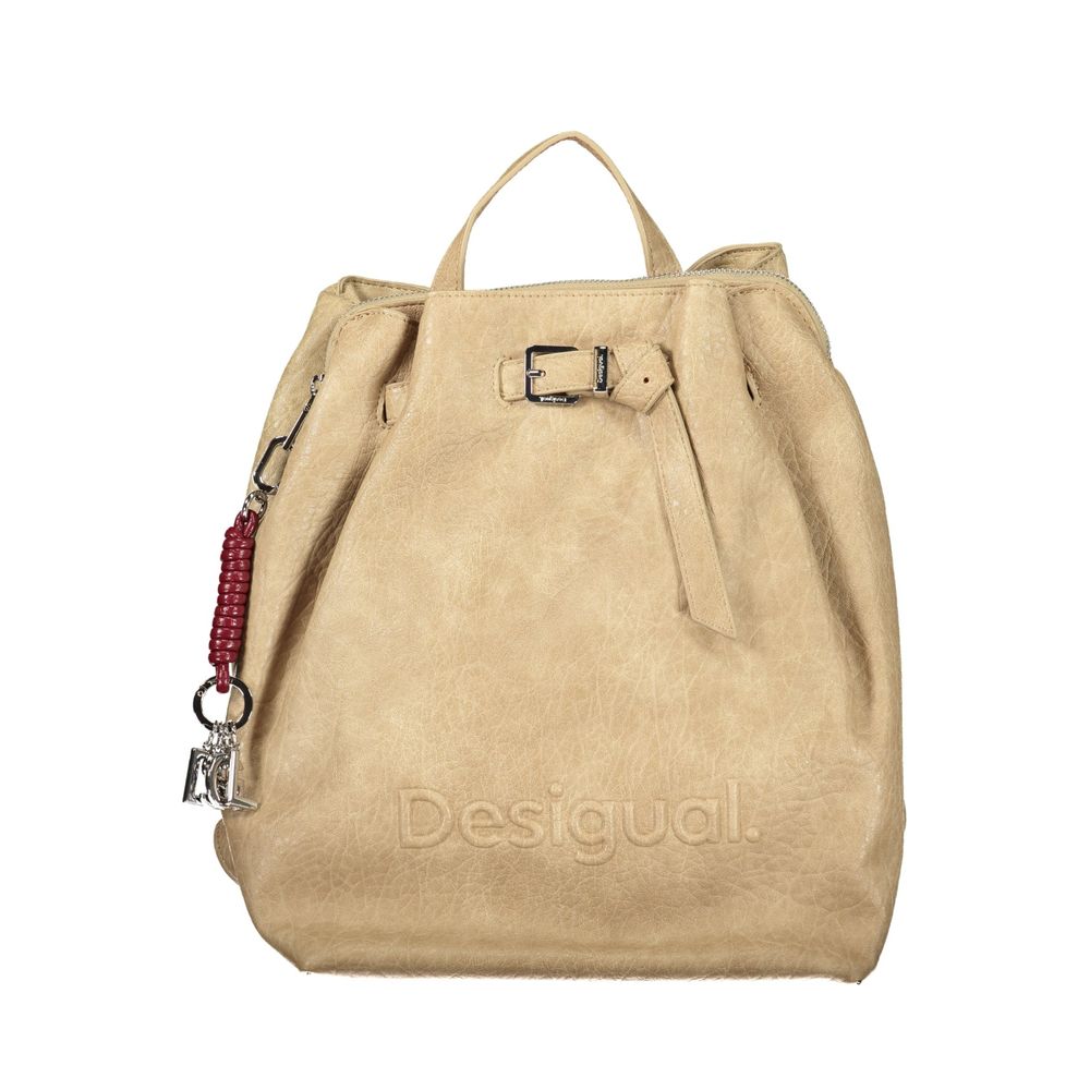 Desigual Beige Polyurethane Women's Backpack