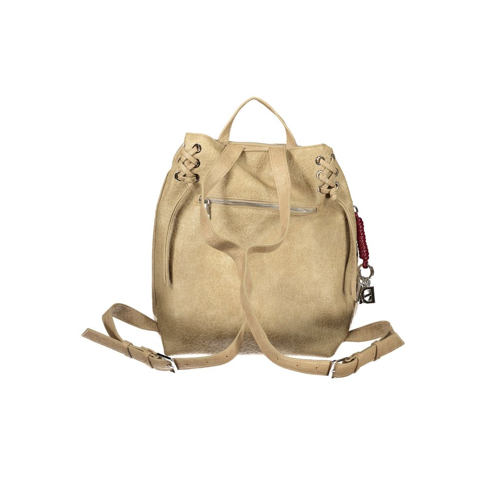 Desigual Beige Polyurethane Women's Backpack