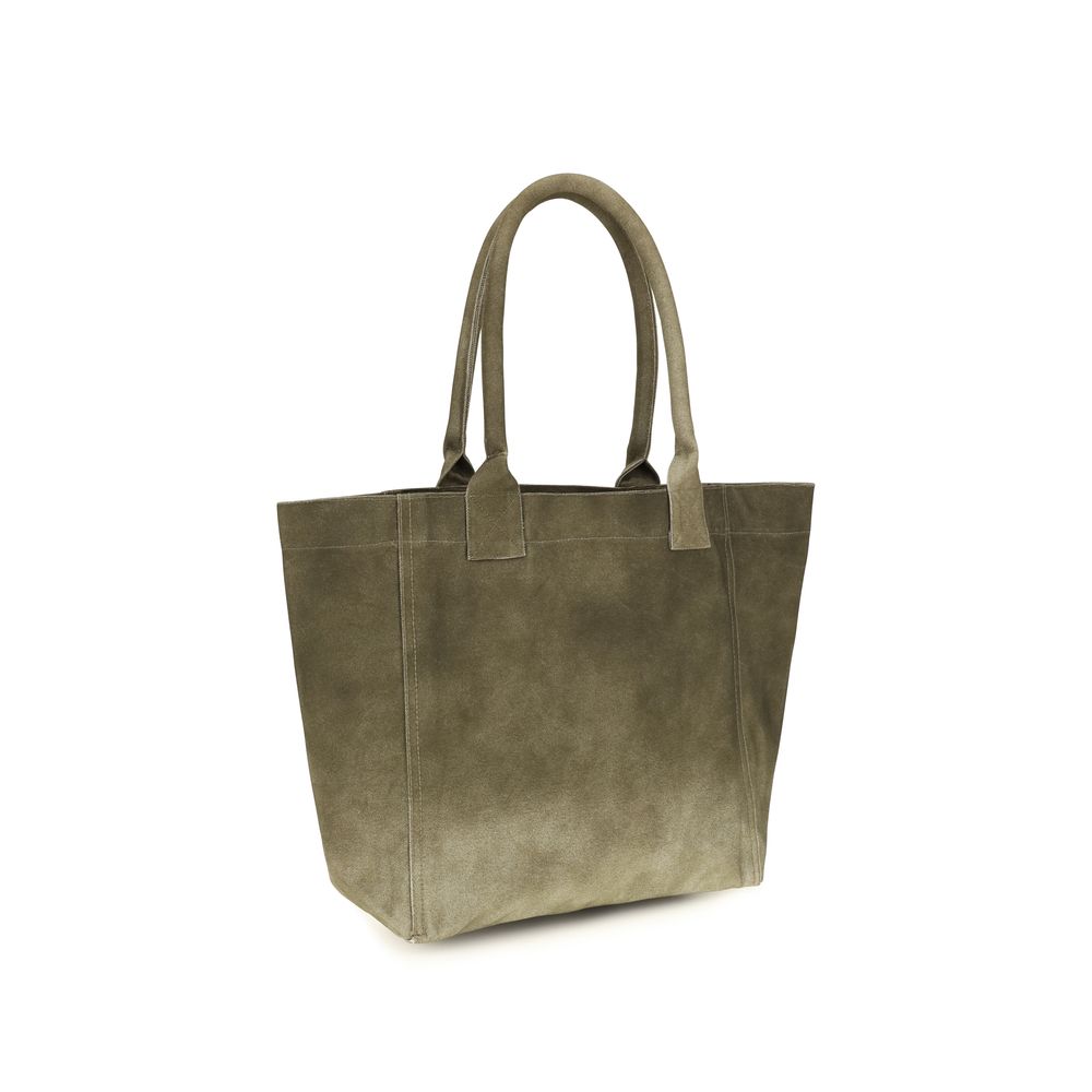 Isabel Marant Two-Tone Cotton Shoulder Bag