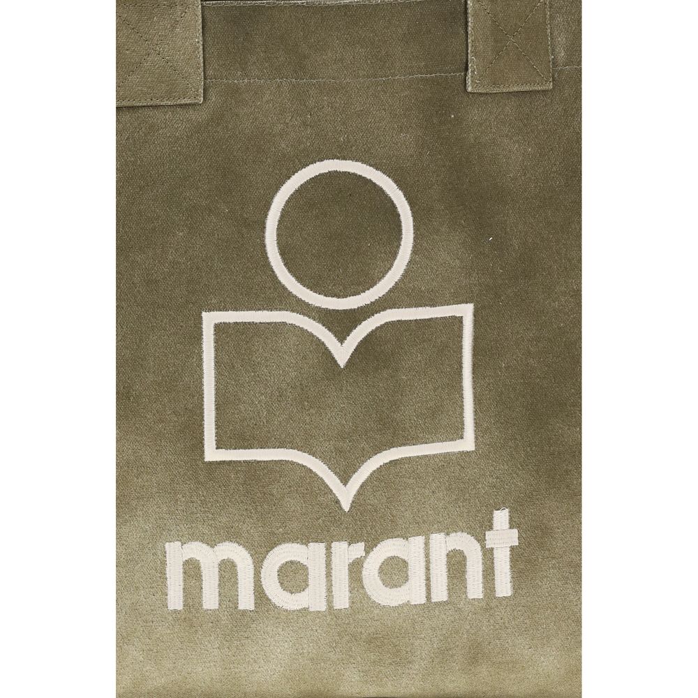 Isabel Marant Two-Tone Cotton Shoulder Bag