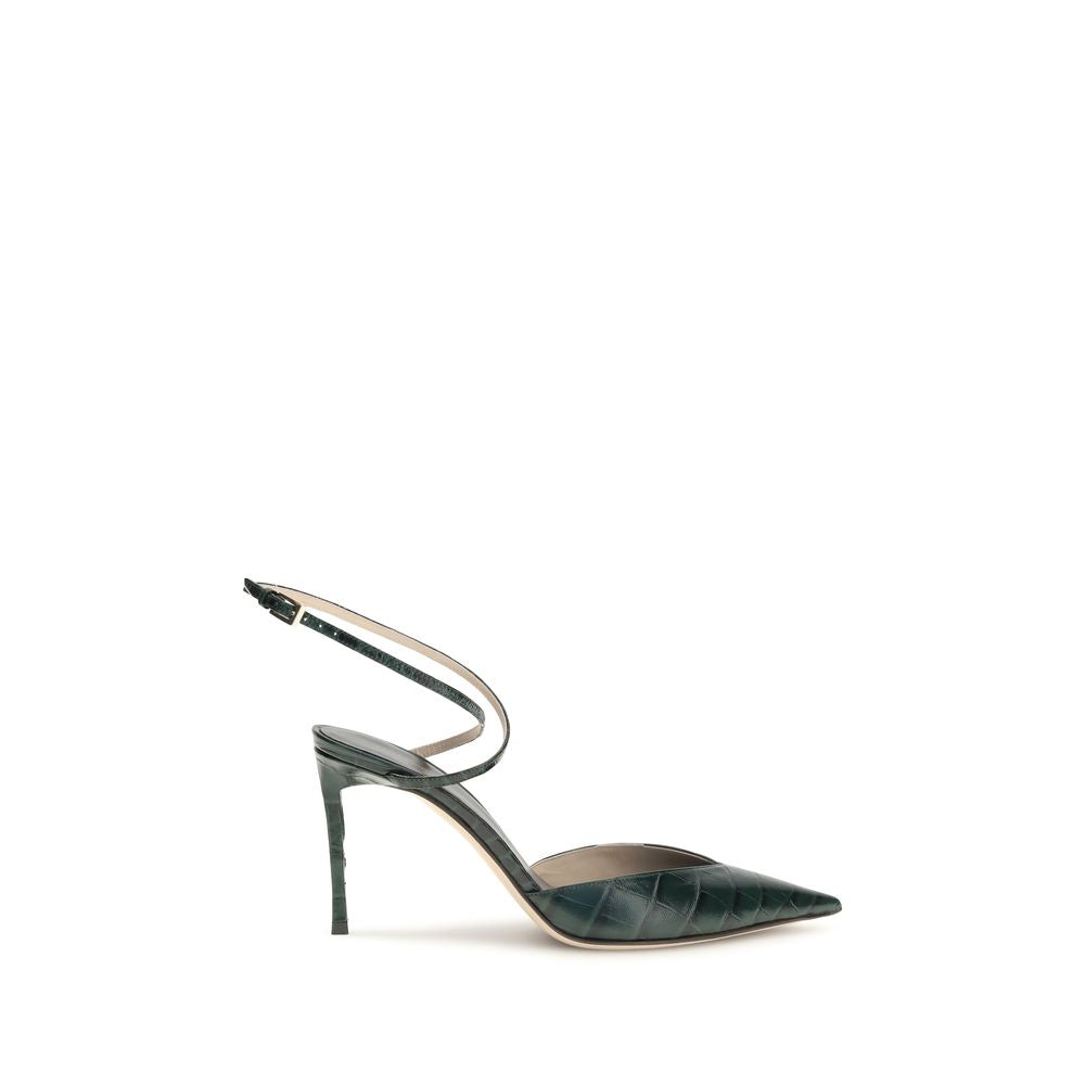 Tom Ford Two-Tone Bos Taurus Calf Leather High-Heeled Pumps