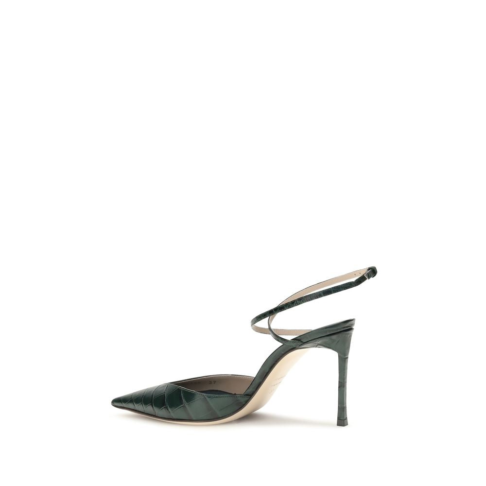Tom Ford Two-Tone Bos Taurus Calf Leather High-Heeled Pumps