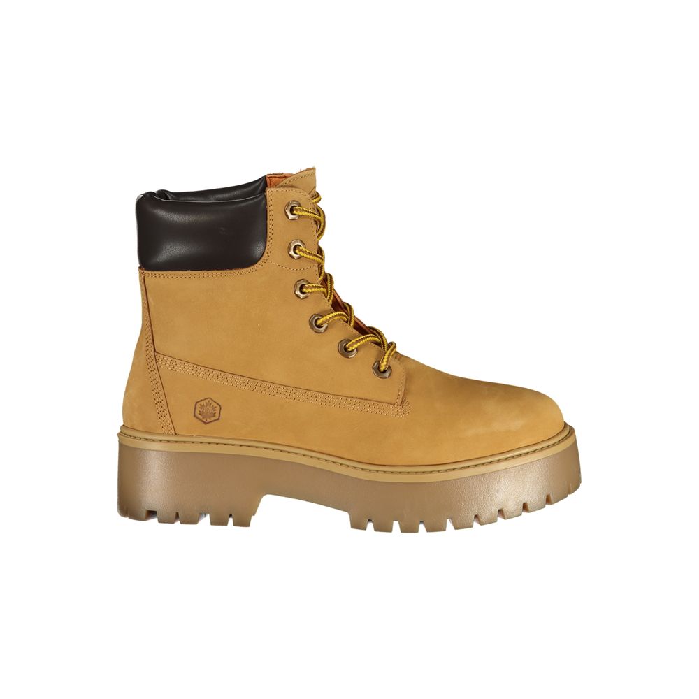 Stivaletti Lumberjack in poliestere marrone