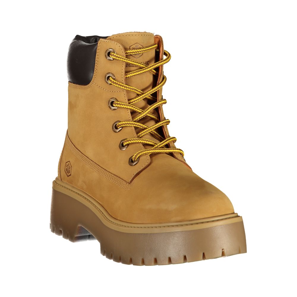 Stivaletti Lumberjack in poliestere marrone