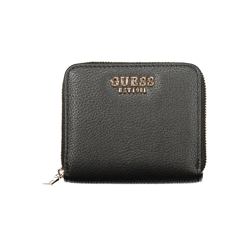 Portafoglio da donna Guess in poliuretano nero