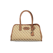 Guess Jeans Beige Fabric Women's Bag