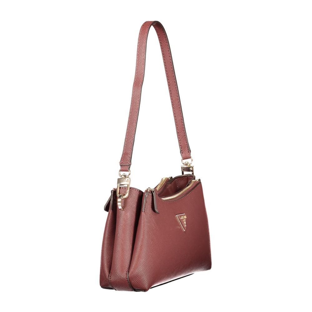 Borsa da donna Guess Jeans in poliuretano marrone