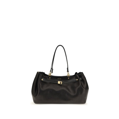 Balenciaga Black Calf Leather Bos Taurus Shoulder Bag