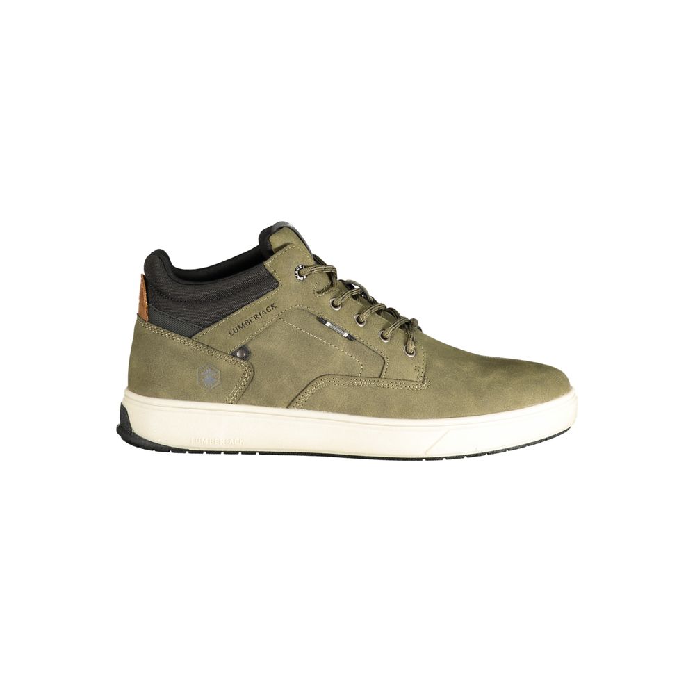 Lumberjack Green Polyester Mens Sneaker