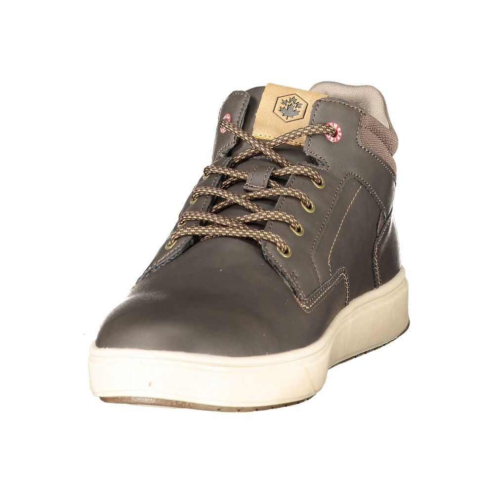 Scarpe da ginnastica da uomo Lumberjack in poliuretano marrone