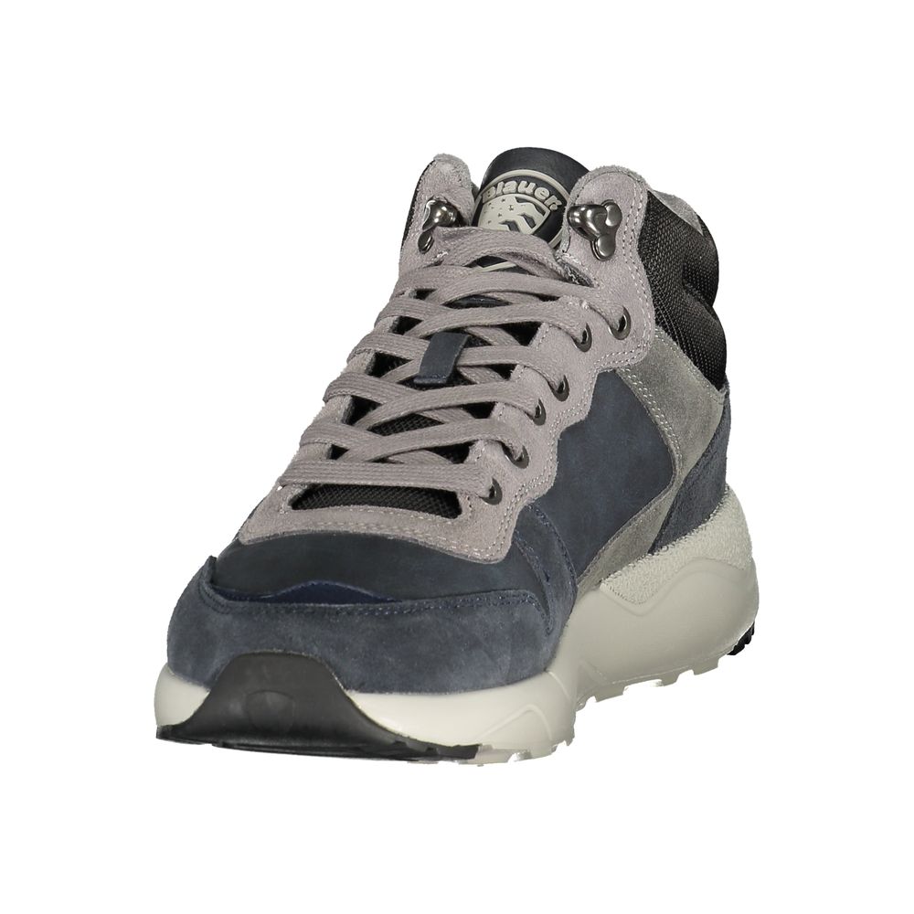 Scarpa da ginnastica da uomo Blauer in poliuretano blu