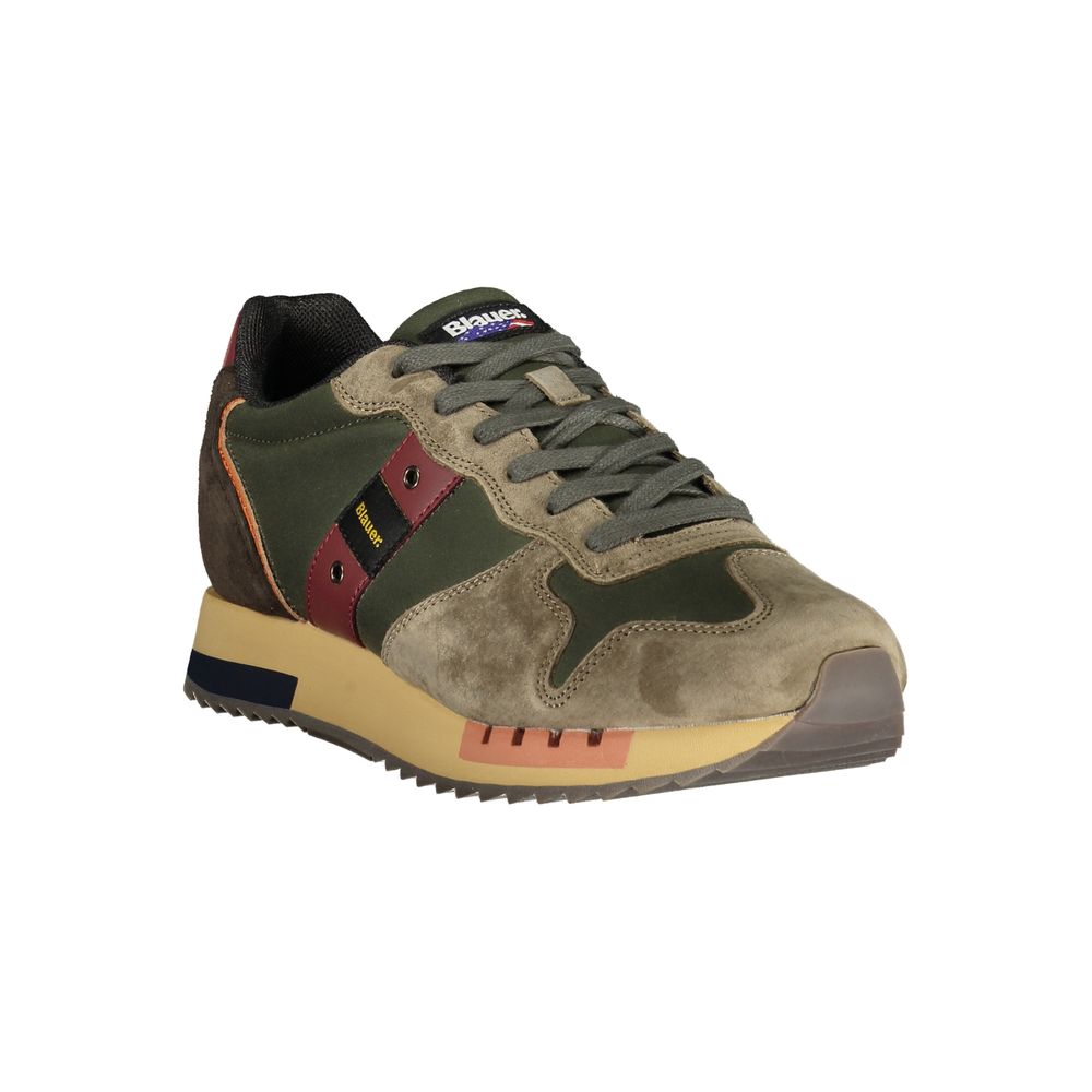 Sneaker da uomo Blauer in poliuretano verde