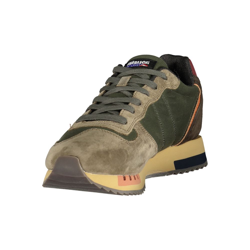 Sneaker da uomo Blauer in poliuretano verde